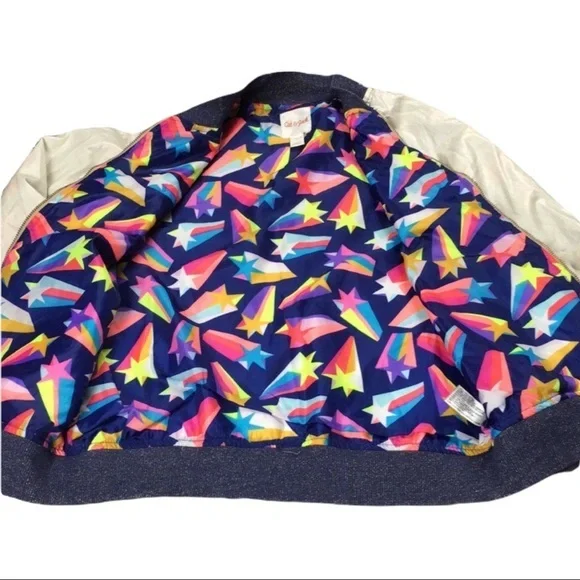 Cat & Jack Girls Windbreaker Jacket Size L (10-12) - Picture 2 of 7